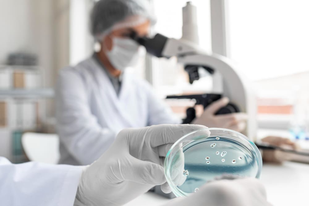 How a skin biopsy is performed